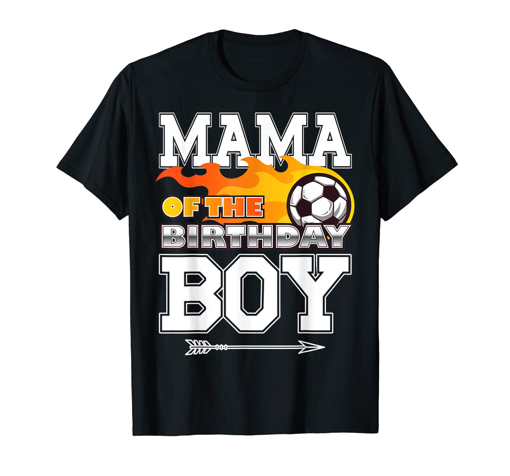Mama Birthday Soccer Sport Matching T-Shirt - Trendy Graphic for Adults