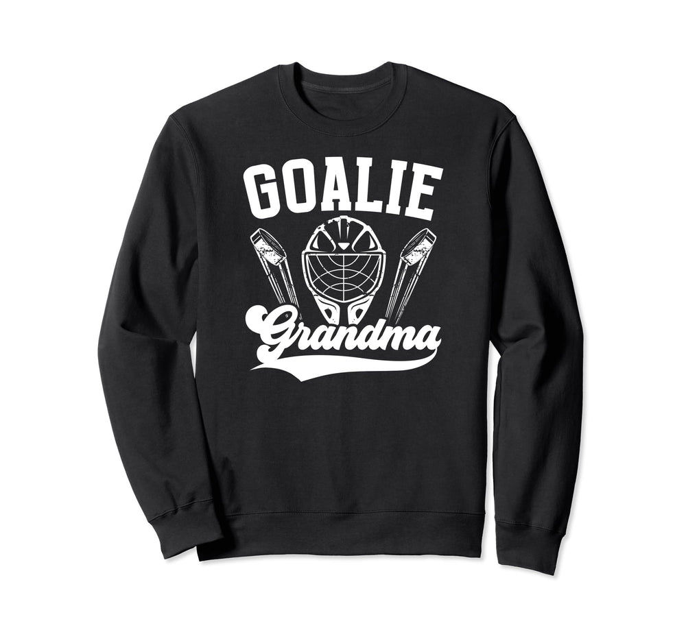Ice Hockey Goalie Grandma Sweatshirt - Fun Novelty Design for Adults