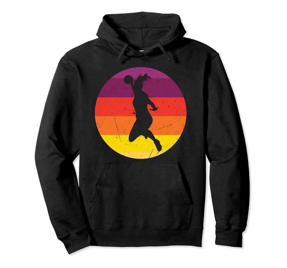 Handball Player Handball Sunset Hoodie - Novelty Apparel Men Women