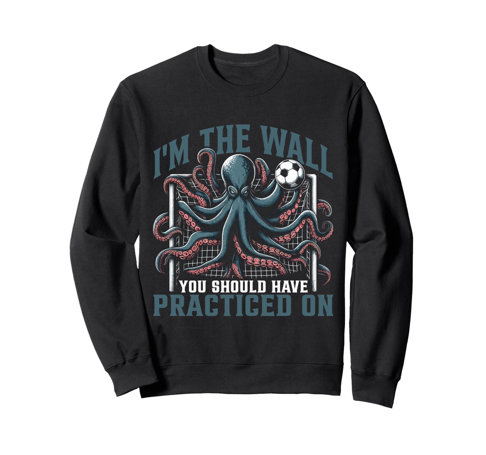 Funny Octopus Soccer Goalie Soccer Player Sweatshirt - Graphic Print Unisex