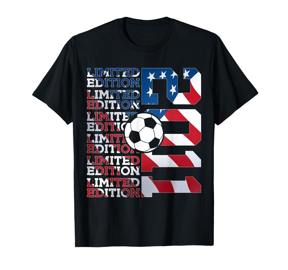 2011 15 Years Soccer 15Th Birthday T-Shirt - Novelty Apparel for Adults