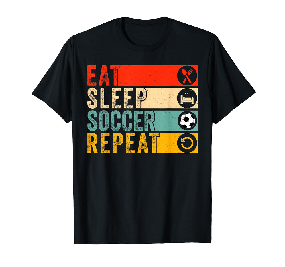 Soccer Lover Soccer Player Eat T-Shirt - Aesthetic Graphic for Adults