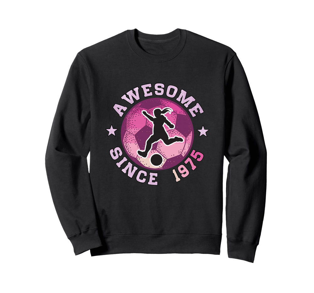 51Th Birthday Soccer Player Awesome Sweatshirt - Unique Graphic Men Women