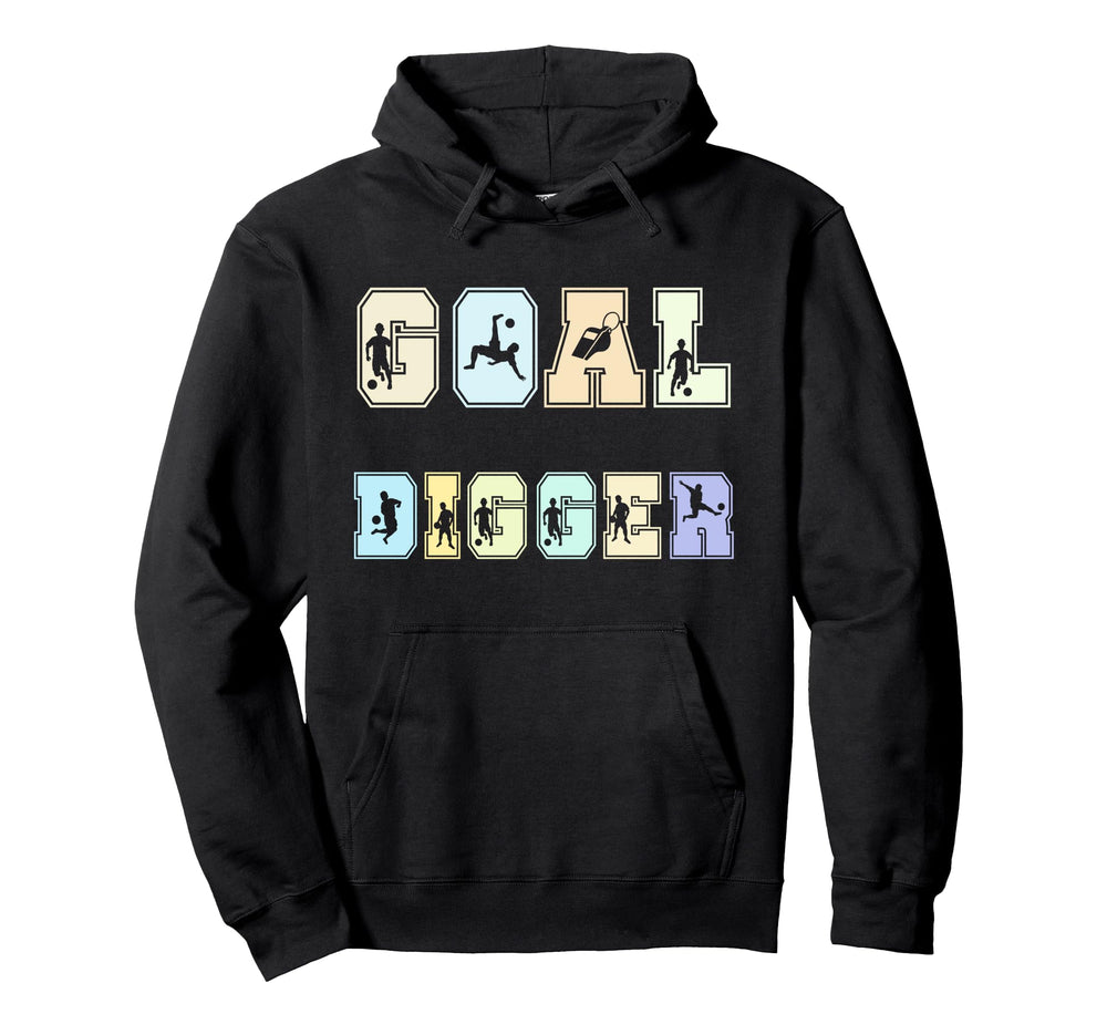 Soccer Goalie Goal Digger European Hoodie - Graphic Print Men Women