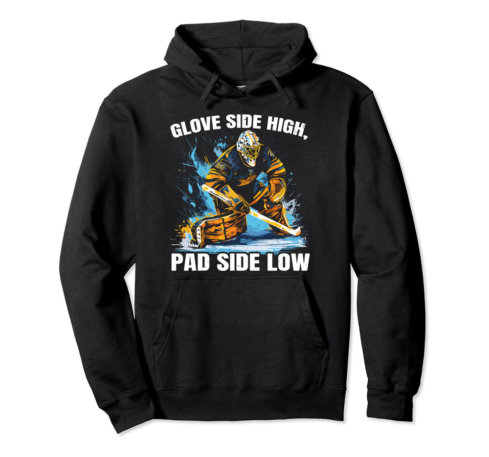 Ice Hockey Goalie Goaltender Keeper Hoodie - Fun Novelty Design Men Women