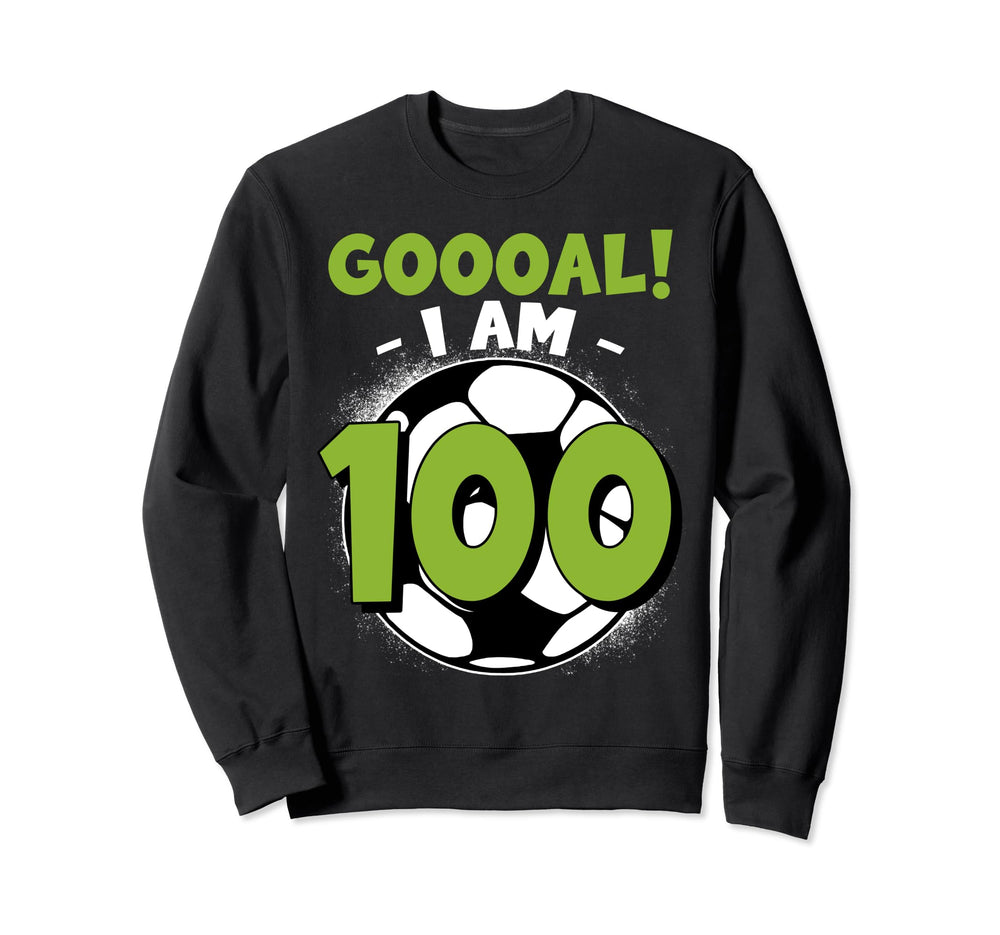 100 Year Old Birthday Soccer Sweatshirt - Casual Everyday Wear Unisex