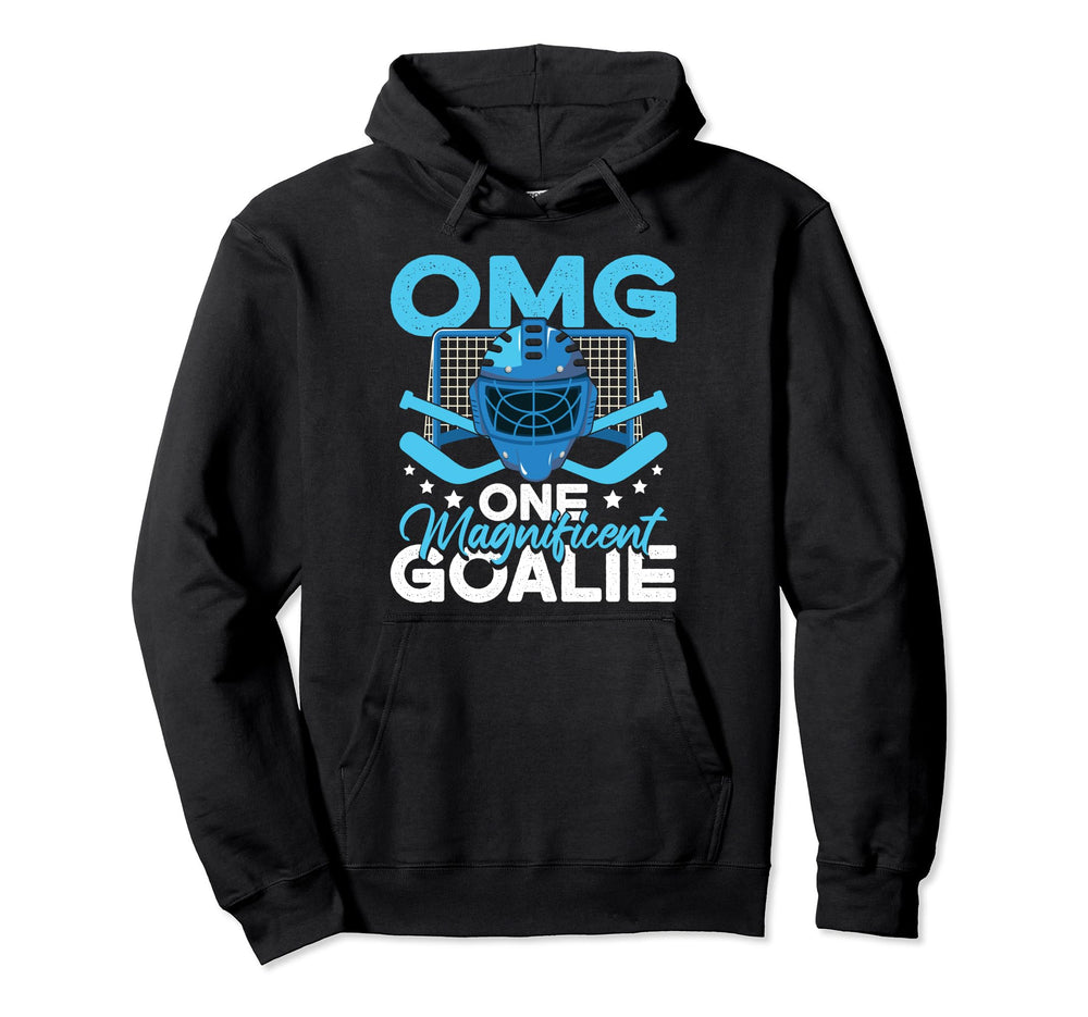Goaltender Ice Hockey Player Ice Hoodie - Minimalist Print Men Women
