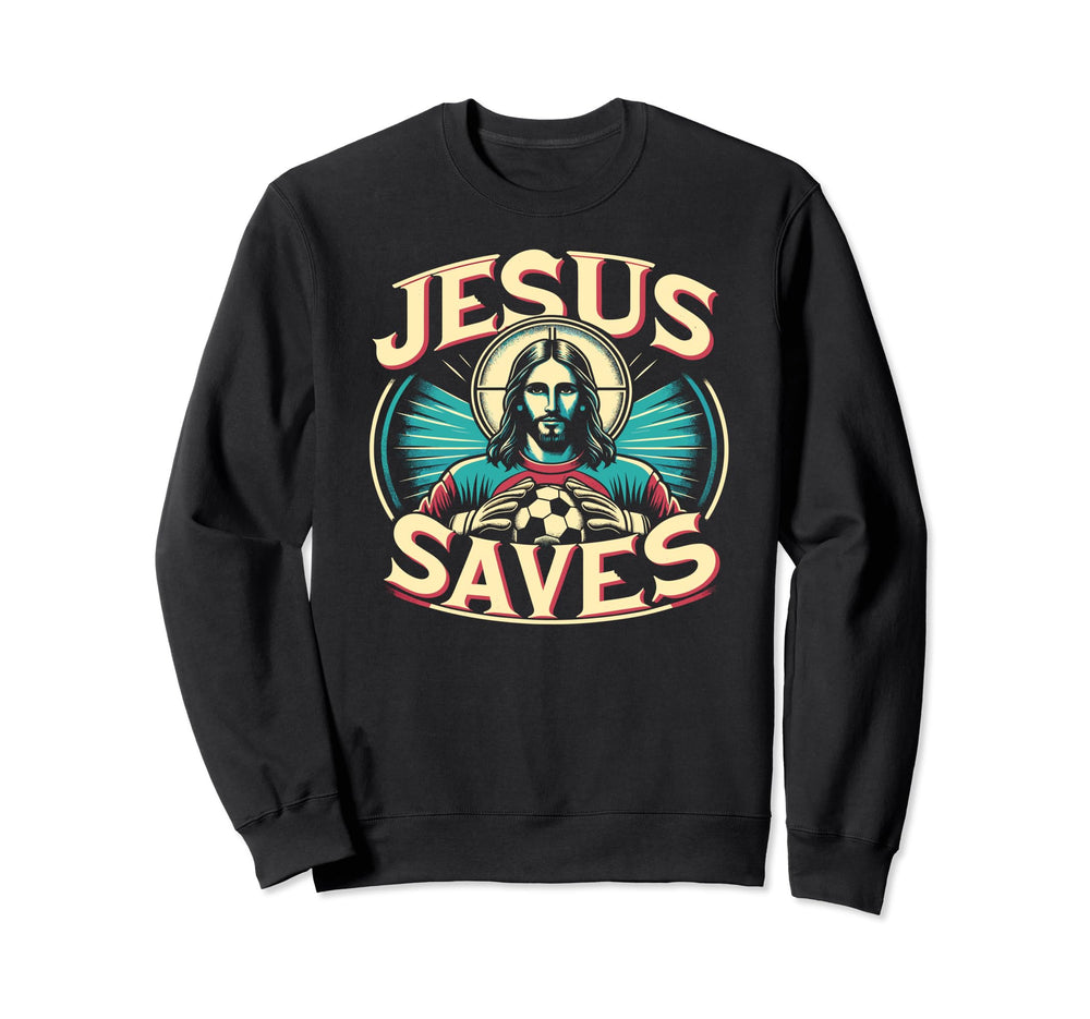 C J S Religious Christian Soccer Sweatshirt - Streetwear Style Men Women