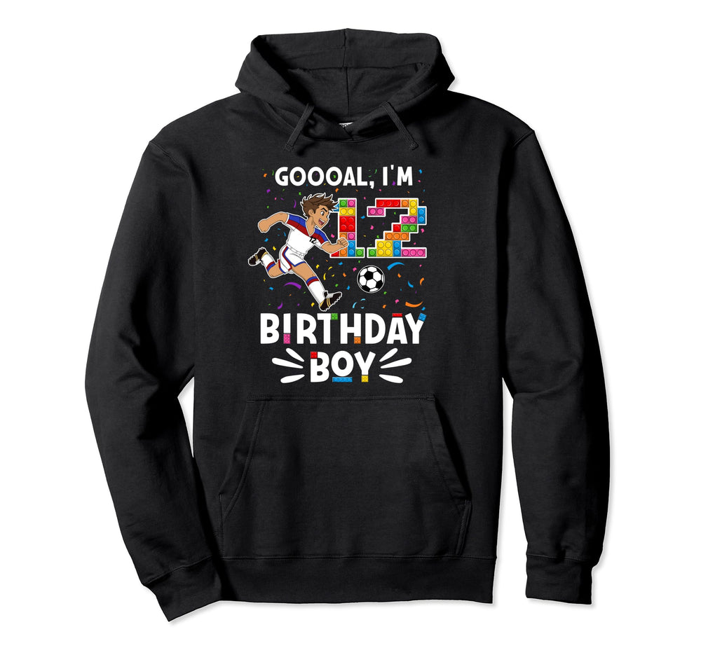 Goooal Im 12 I Building Blocks I 12Th Hoodie - Streetwear Style for Adults