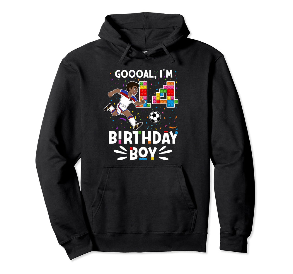 Goooal Im 14 I Building Blocks I 14Th Hoodie - Streetwear Style for Adults
