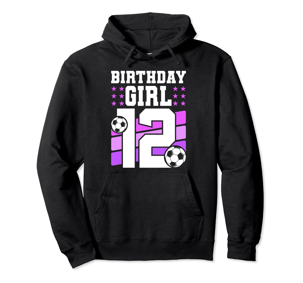 12 Years Old 12Th Birthday Gift Soccer Hoodie - Minimalist Print Unisex