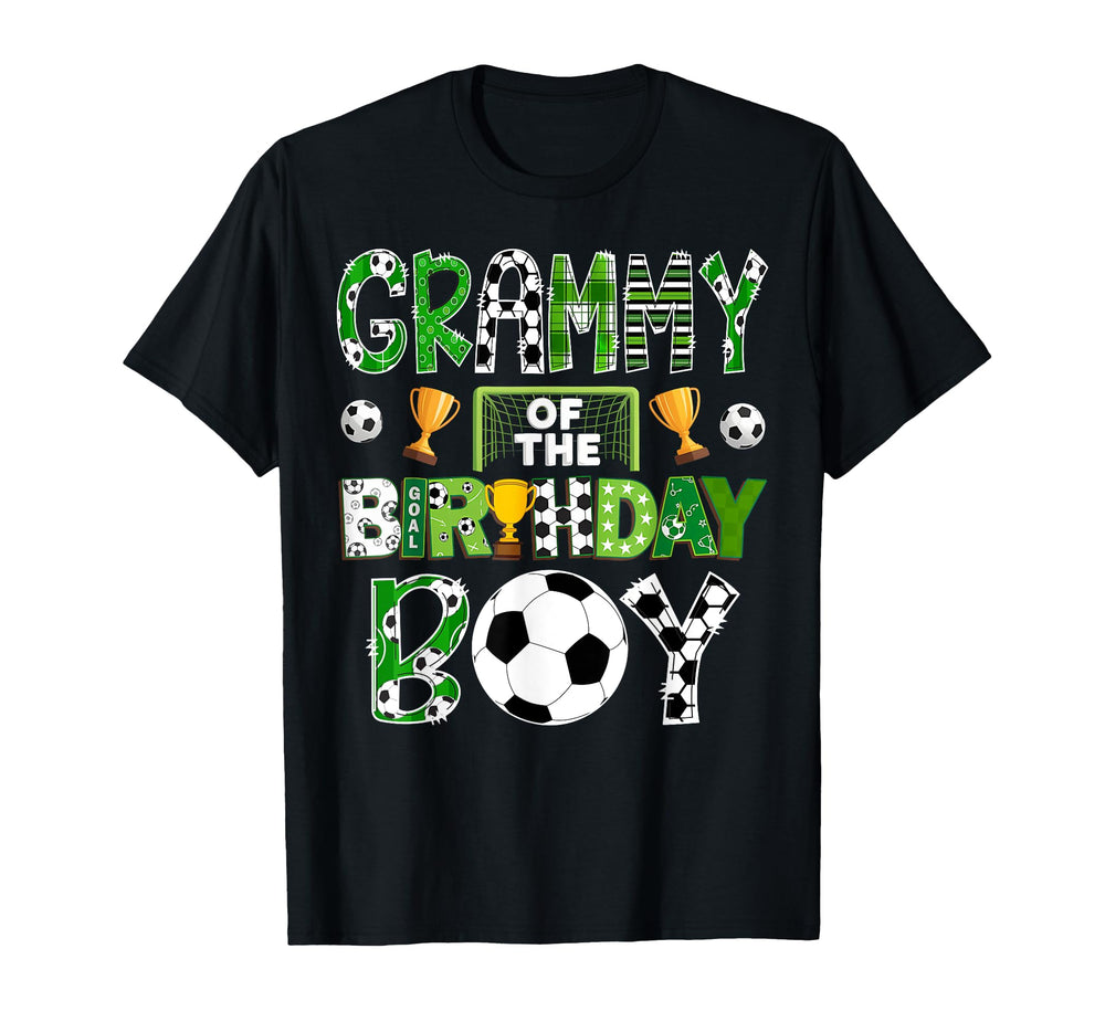 Grammy Birthday Soccer Player Game Day T-Shirt - Streetwear Style Men Women
