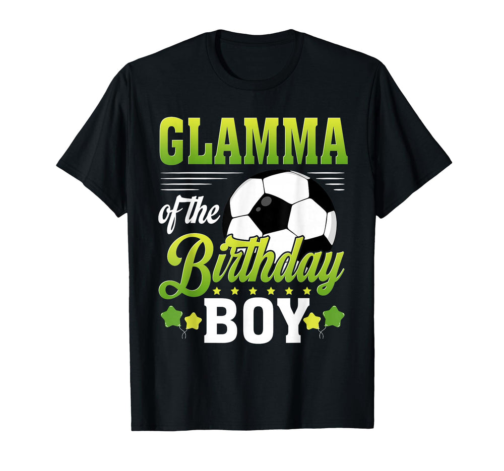 Glamma Birthday Soccer Player Bday Party T-Shirt - Unique Graphic Unisex