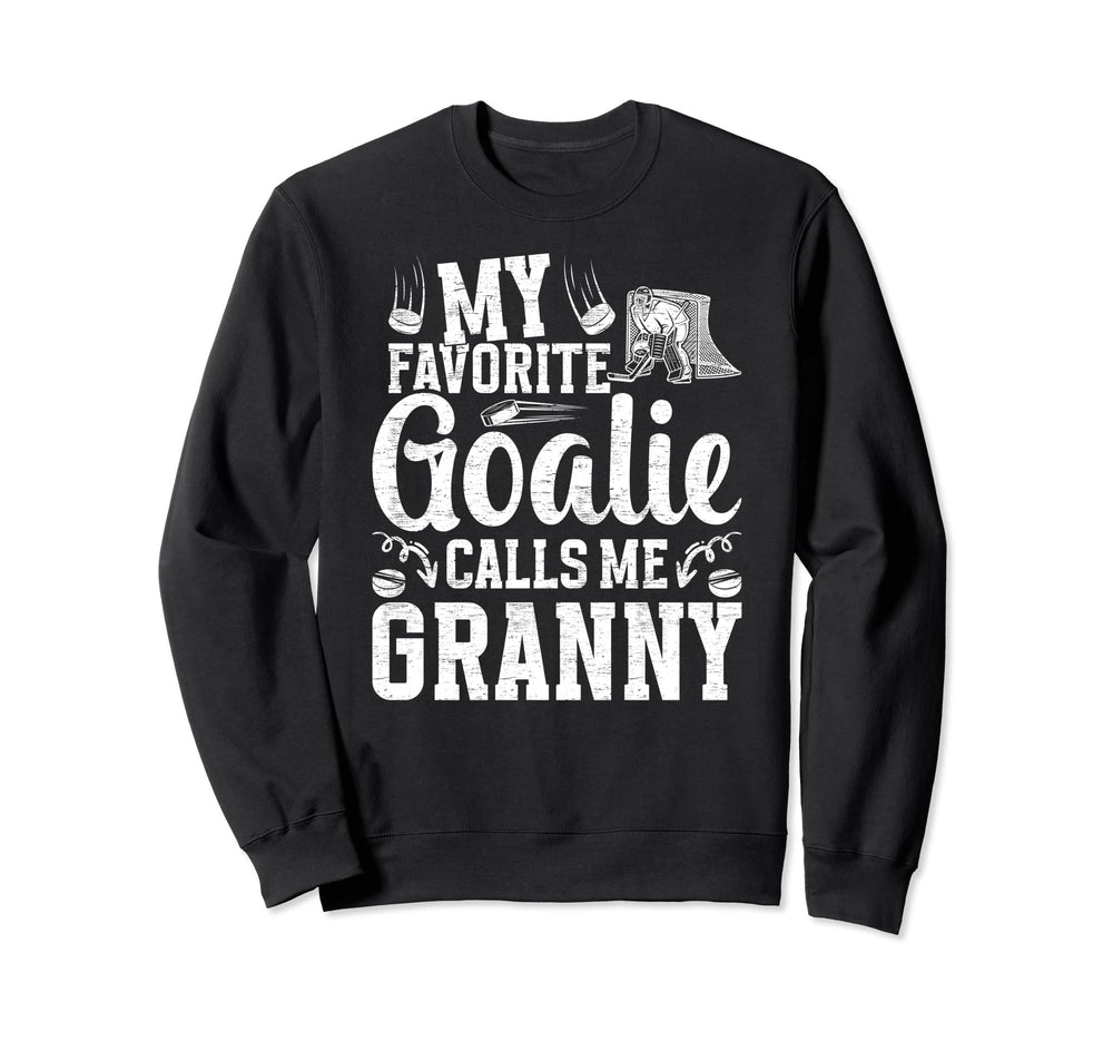 Favorite Ice Hockey Goalie Granny Ice Sweatshirt - Graphic Print Men Women