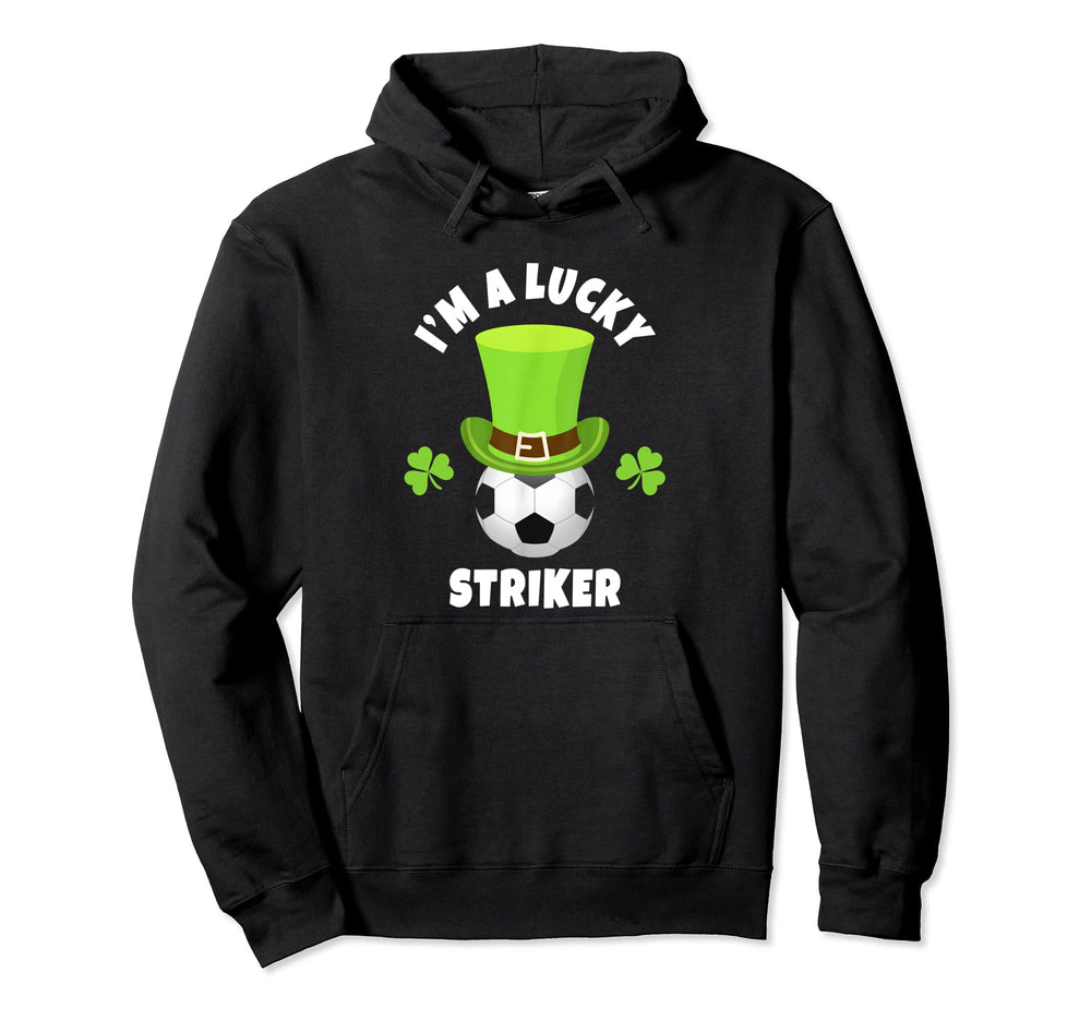 Soccer Strikers Im Lucky Striker Hoodie - Minimalist Print Men Women