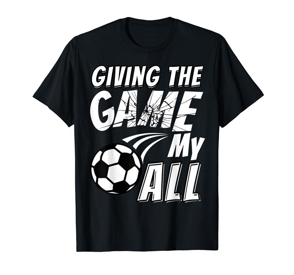 Motivational Soccer Game Coach T-Shirt - Unique Graphic for Adults