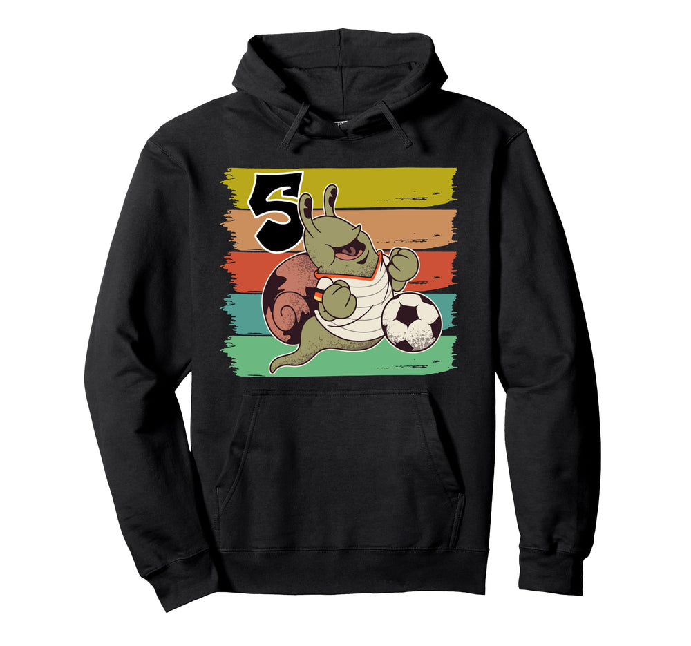 5 Childrens Birthday Party Football Hoodie - Streetwear Style for Adults