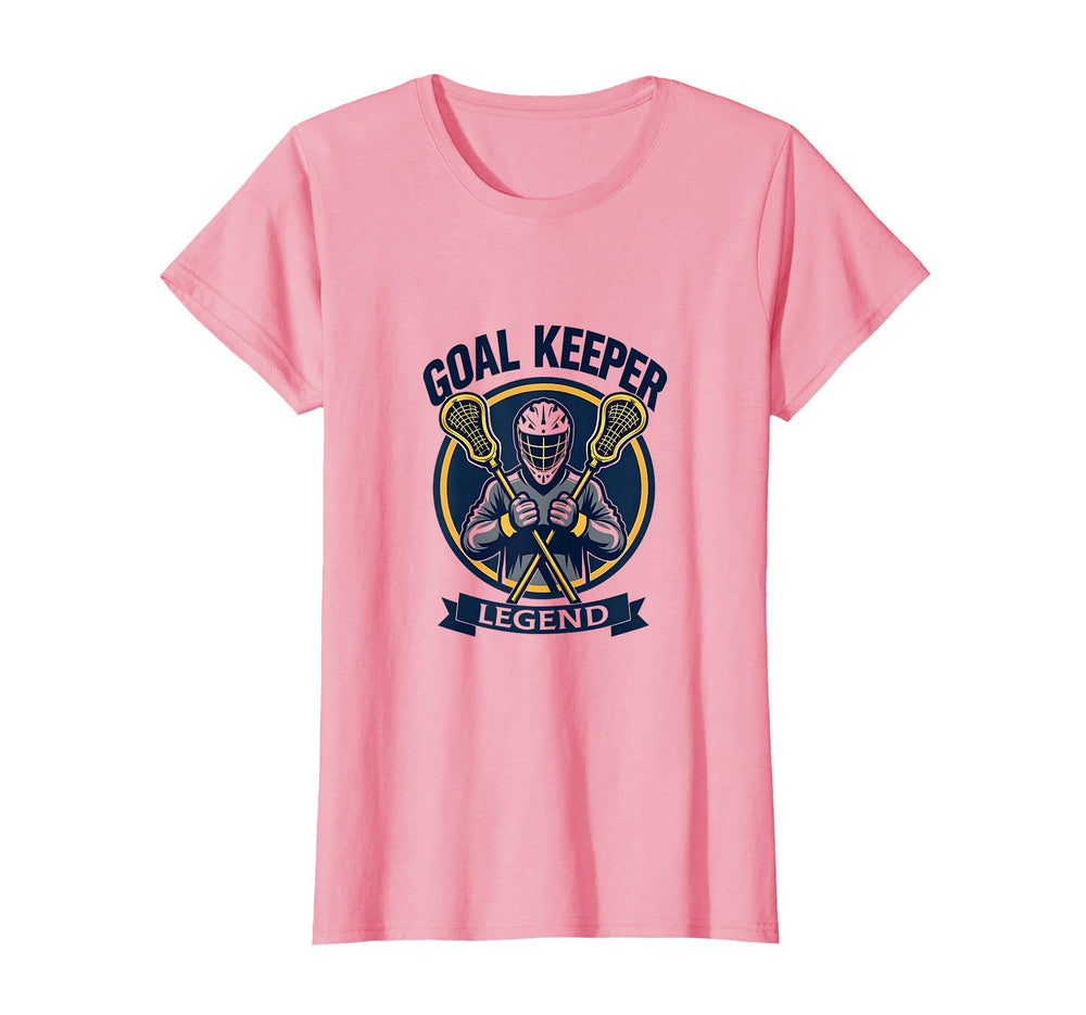 Goal Keeper Legend Lacrosse T-Shirt - Novelty Apparel for Adults