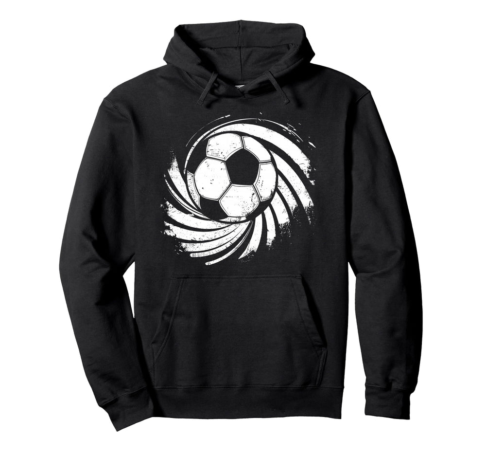 Soccer Drawing Footballer Goal Keeper Hoodie - Unique Graphic Unisex