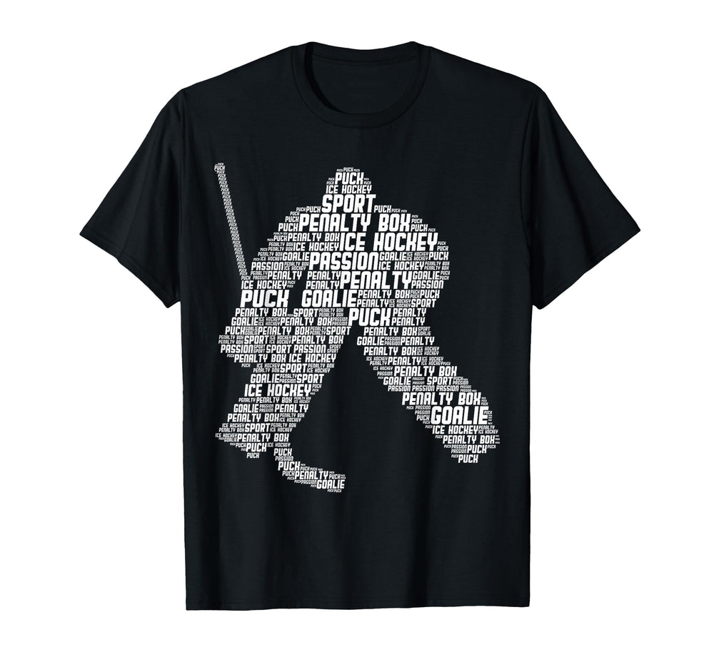 Ice Hockey Goalkeeper Ice Hockey T-Shirt - Custom Art Print Men Women