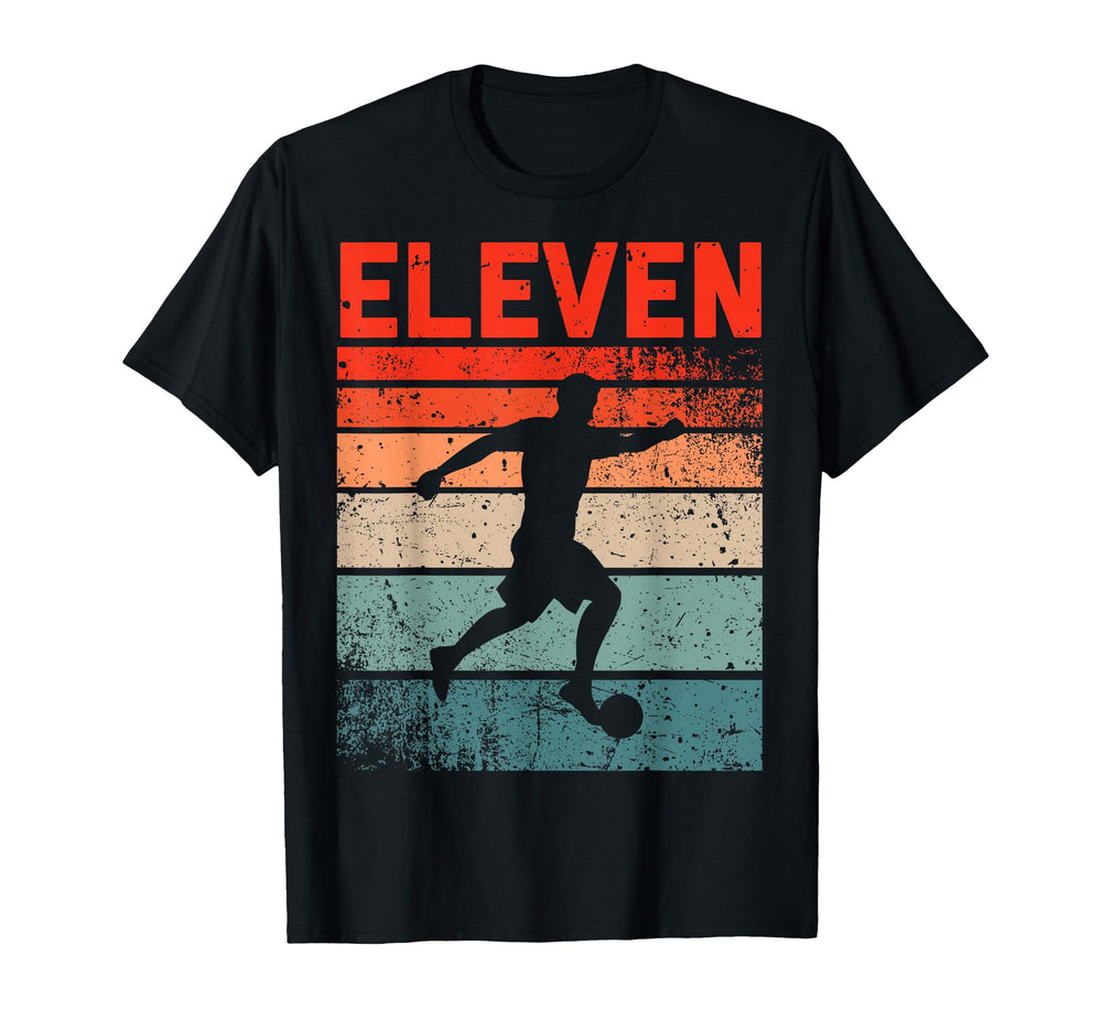 11Th Birthday Soccer 11 Years Old T-Shirt - Custom Art Print for Adults