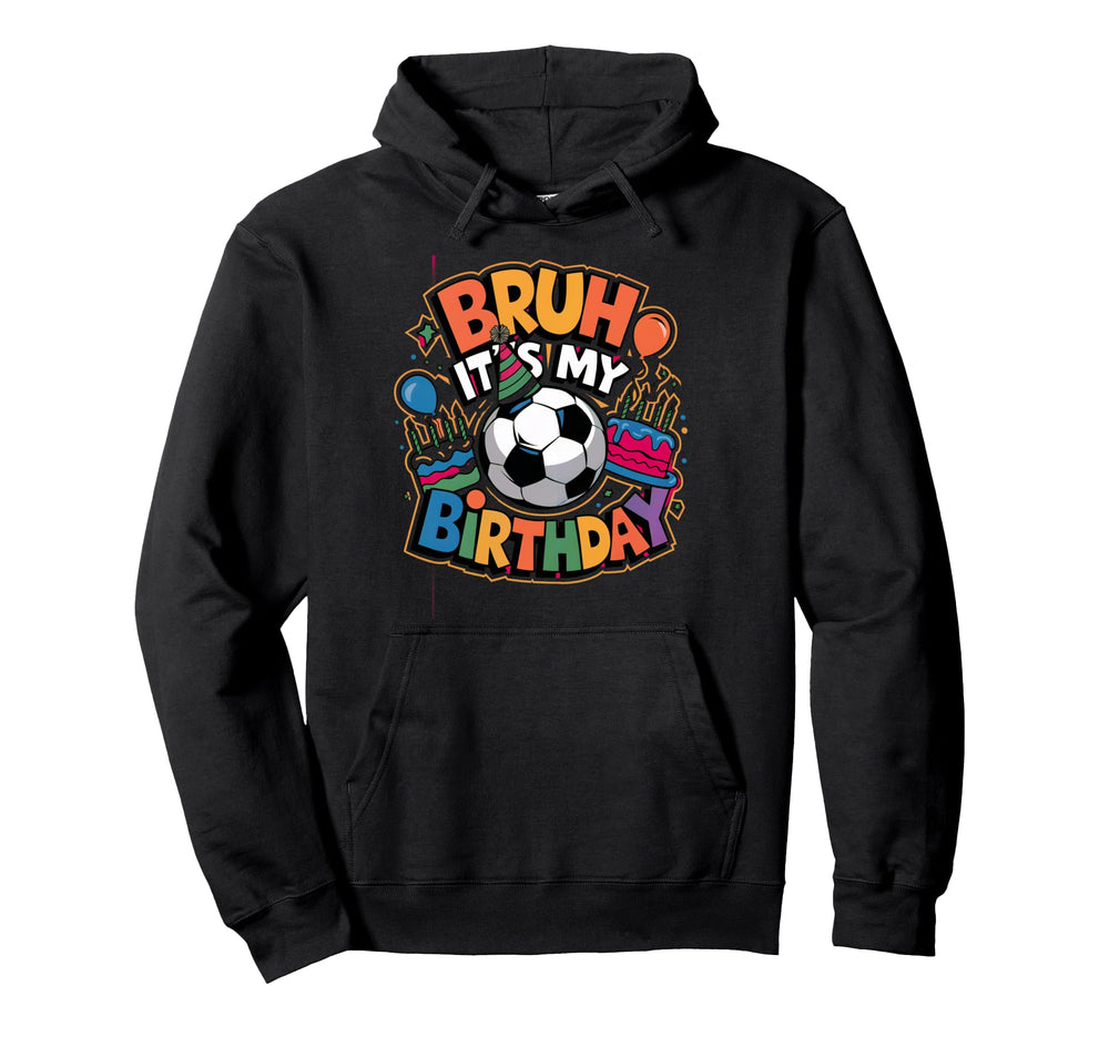 Soccer Theme Birthday Party Decorations Hoodie - Novelty Apparel Unisex