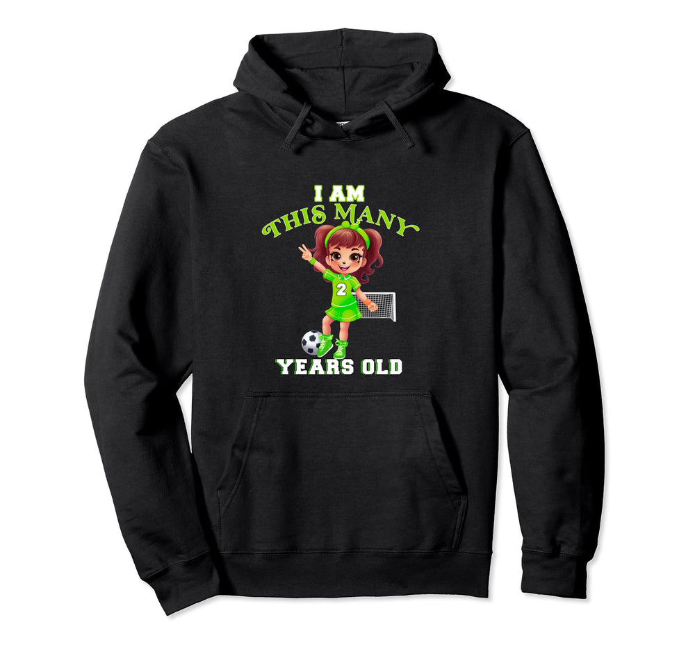Soccer Player Two Year Old 2Nd Hoodie - Minimalist Print Men Women