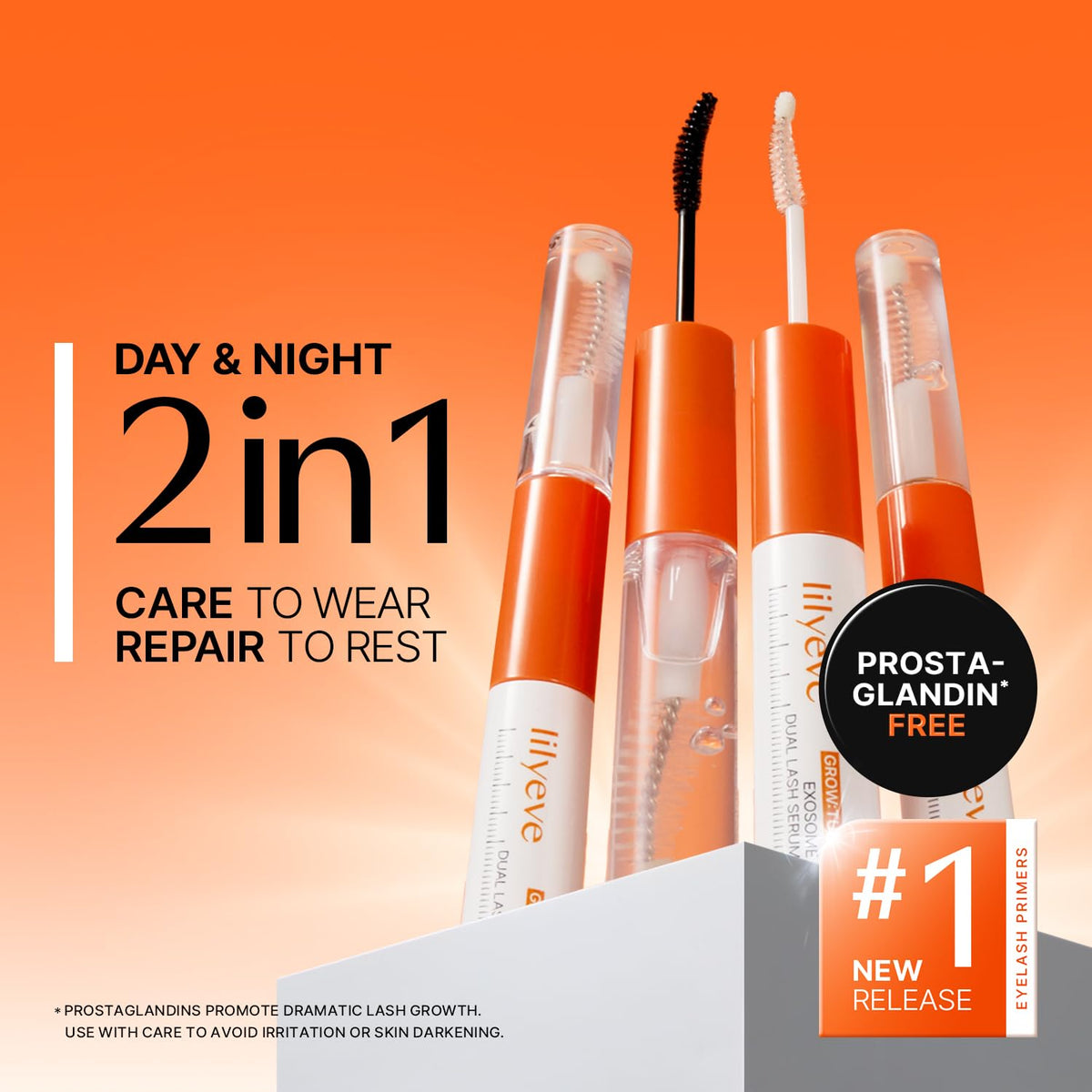 Lilyeve Grow Turn Exosome Dual Lash Serum - Snipetell