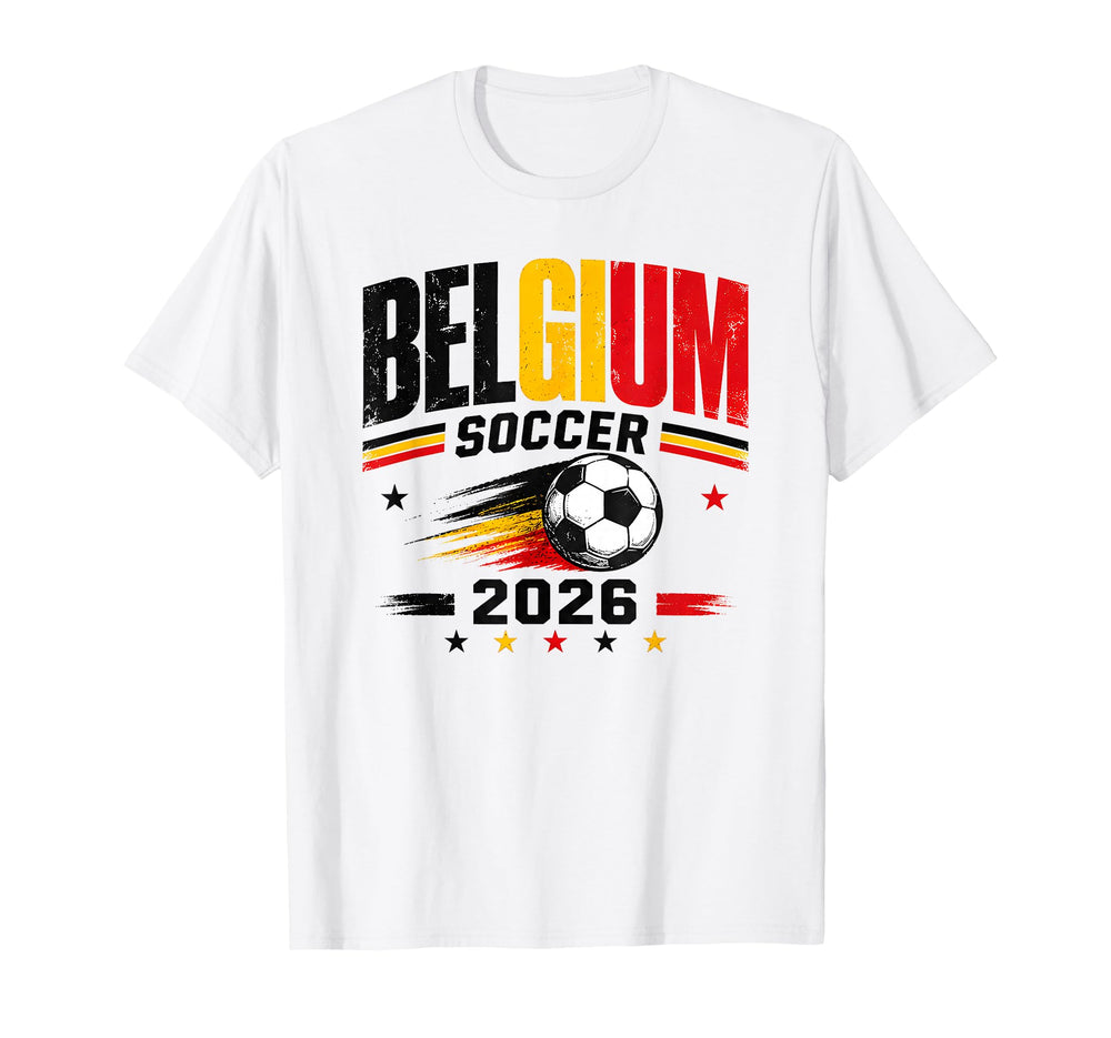 Belgium Soccer Teams Game Football T-Shirt - Trendy Graphic Men Women
