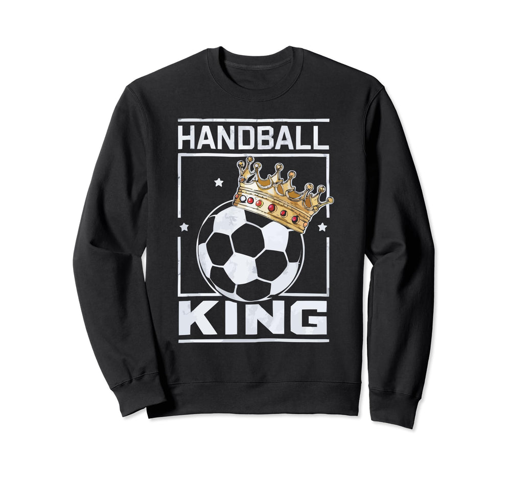 I Love Handball Player Sports Sweatshirt - Minimalist Print Men Women
