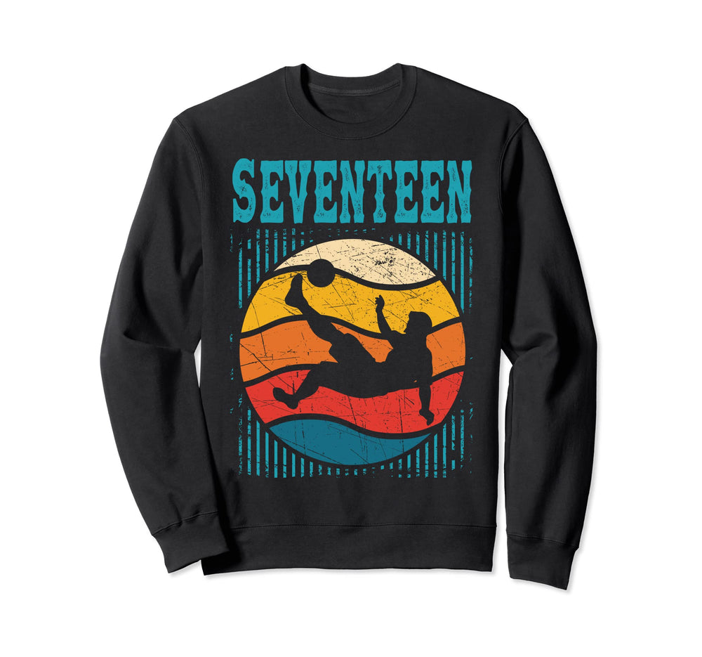 17Th Birthday Soccer 17 Years Old Sweatshirt - Graphic Print Men Women