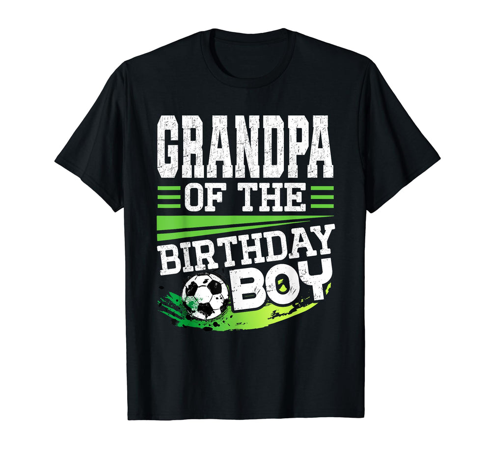 Soccer Birthday Grandpa Birthday T-Shirt - Streetwear Style for Adults