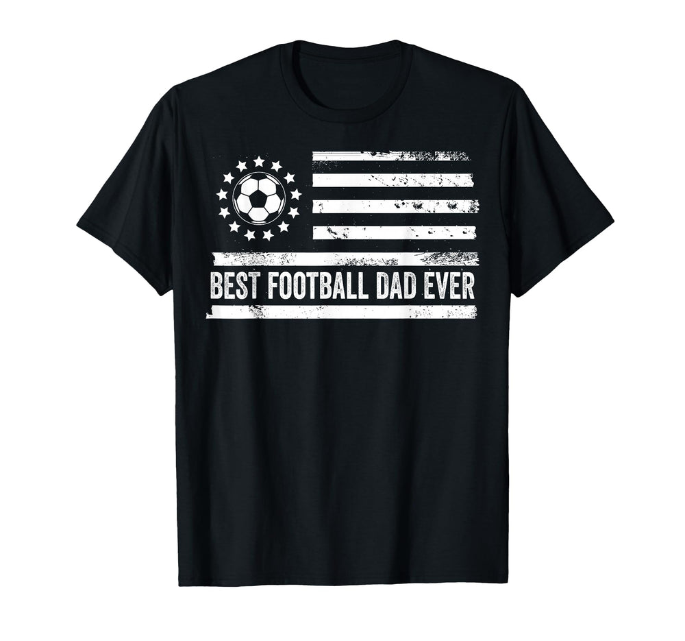 Football Soccer Coach Us American Flag T-Shirt - Unique Graphic Unisex