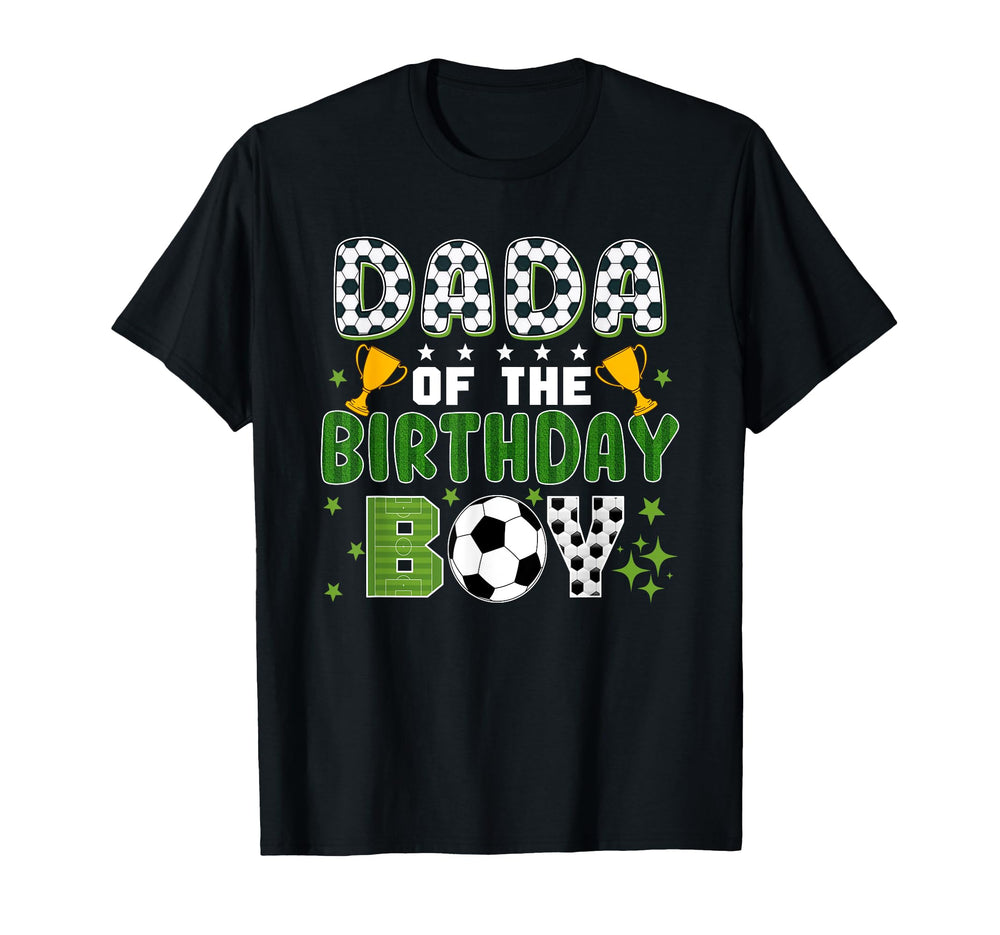 Dada Birthday Soccer Group Family T-Shirt - Trendy Graphic for Adults