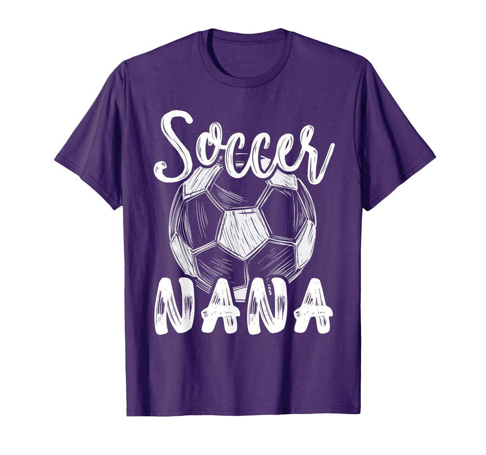 Soccer Nana Family Matching Team T-Shirt - Fun Novelty Design for Adults