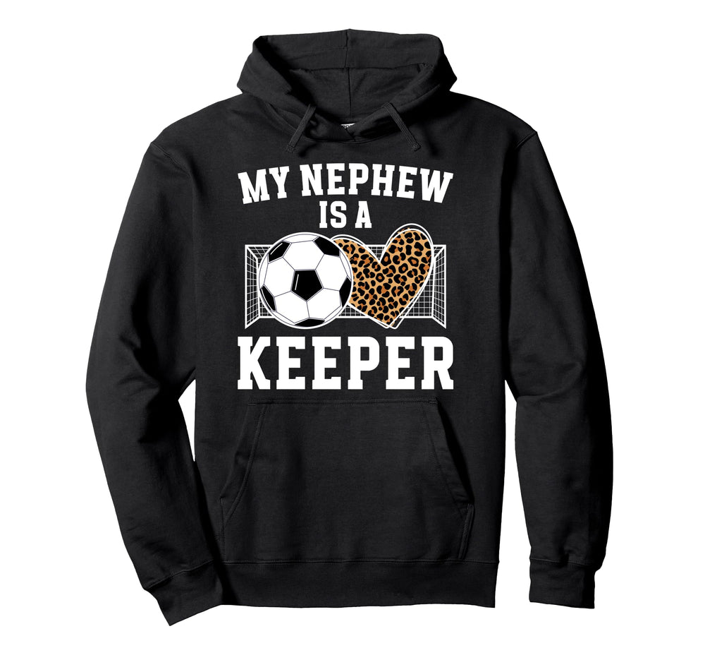 Proud Soccer Keeper Aunt Soccer Goalie Hoodie - Graphic Print for Adults