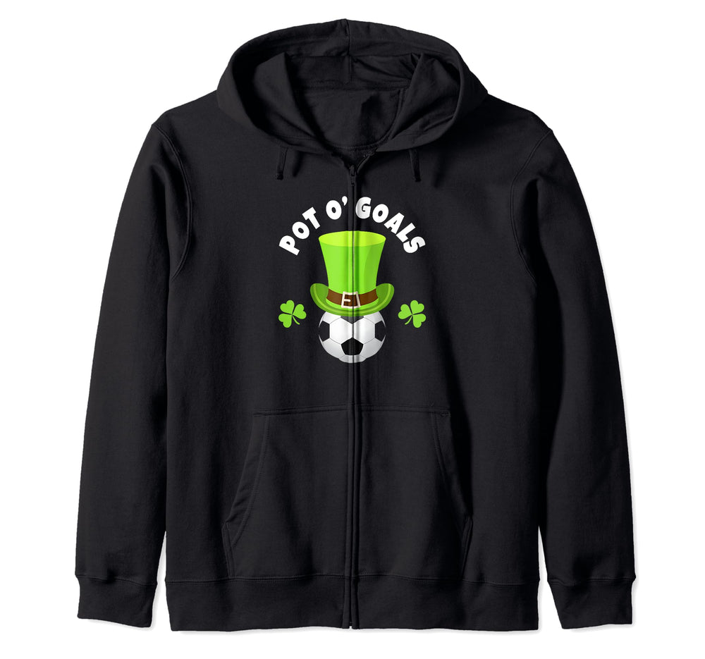 Soccer Team Striker St Patricks Day T-Shirt - Streetwear Style Unisex