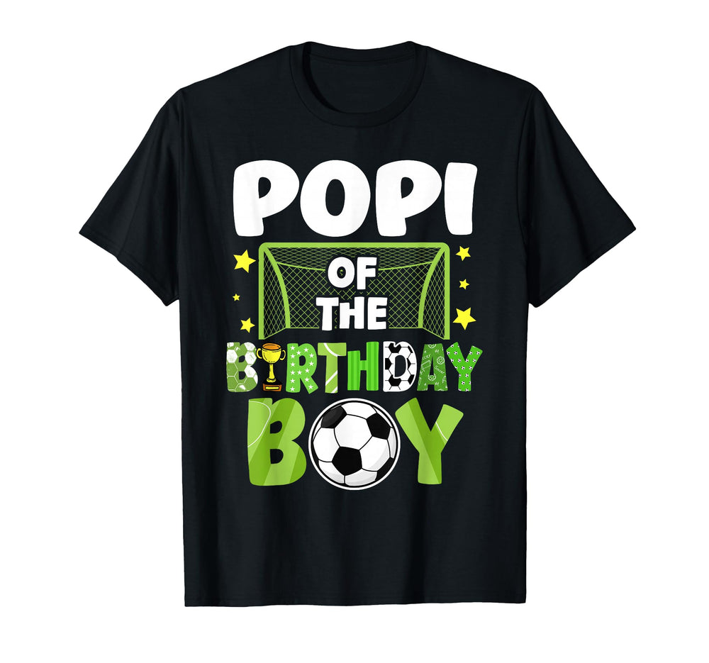 Soccer Popi Birthday Party Family T-Shirt - Aesthetic Graphic for Adults