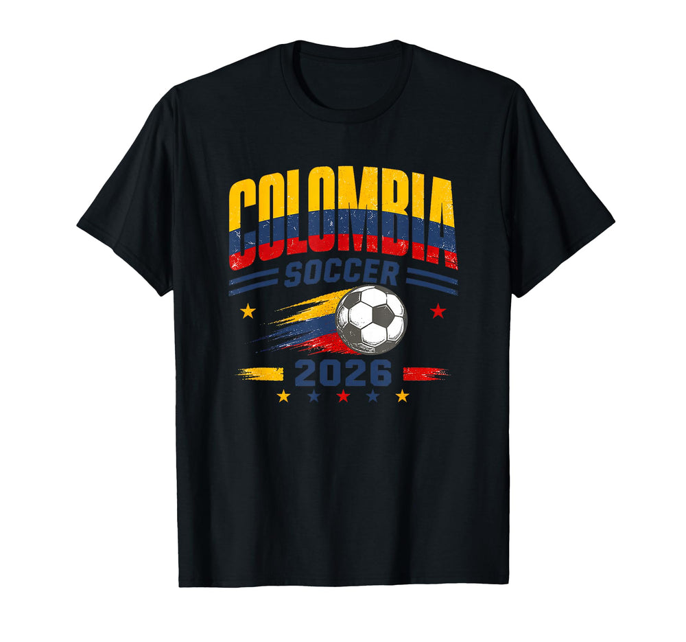 Colombia Soccer Teams Game Football T-Shirt - Trendy Graphic for Adults