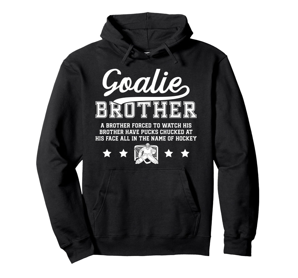 Hockey Goalie Brother Definition Hoodie - Custom Art Print for Adults
