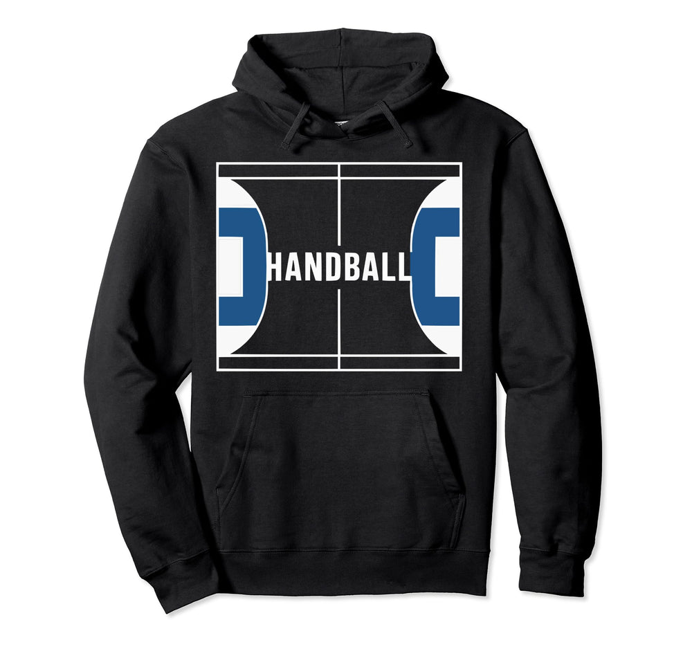 I Love Handball Player Sports Hoodie - Fun Novelty Design for Adults