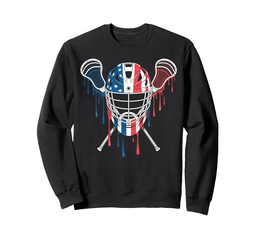 Lacrosse Goalie Lax Goalkeeper Usa Sweatshirt - Minimalist Print Men Women