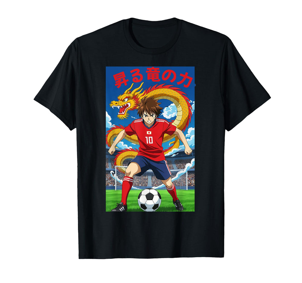 Anime Soccer Football Forward Hero Power T-Shirt - Streetwear Style Unisex