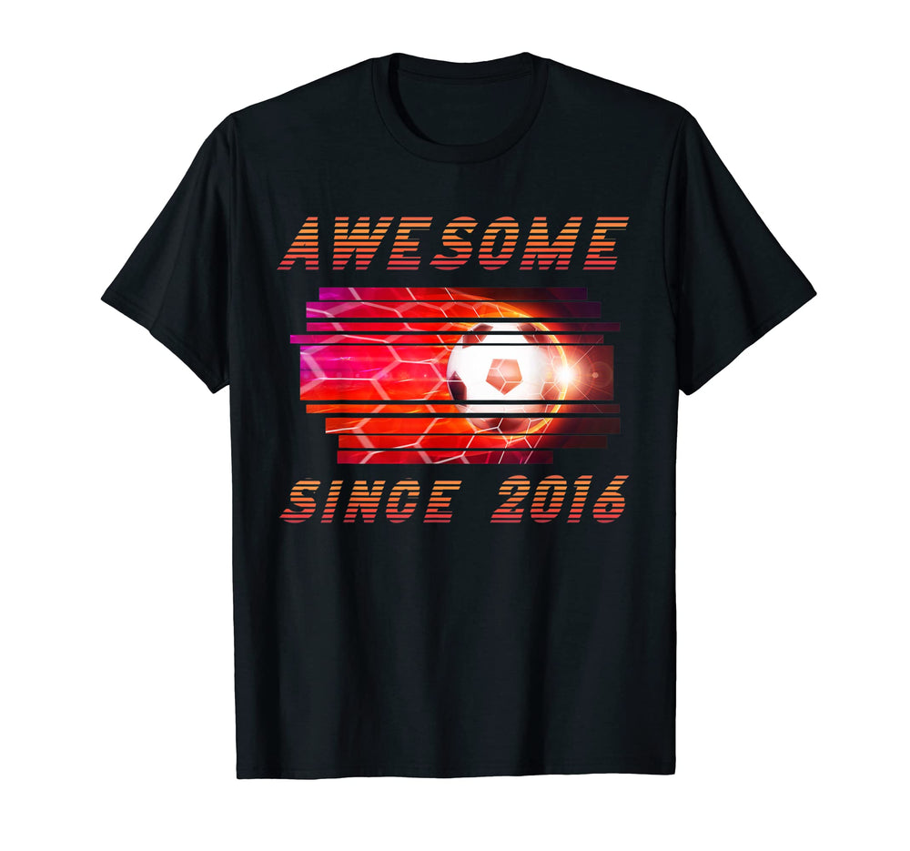 My 7Th Birthday Soccer Awesome Since T-Shirt - Custom Art Print Men Women