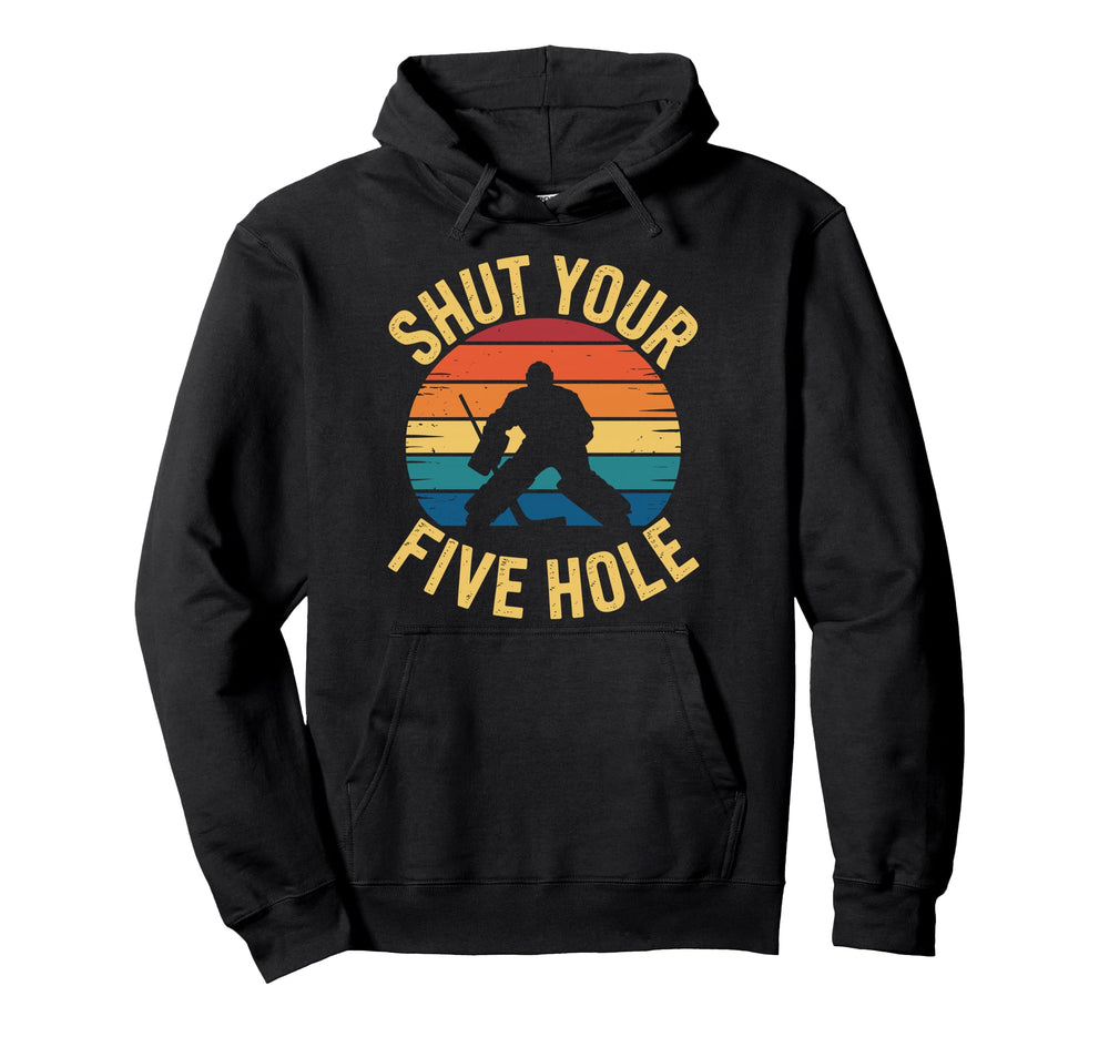 Funny Ice Hockey Goalie Art Ice Hockey Hoodie - Streetwear Style Unisex
