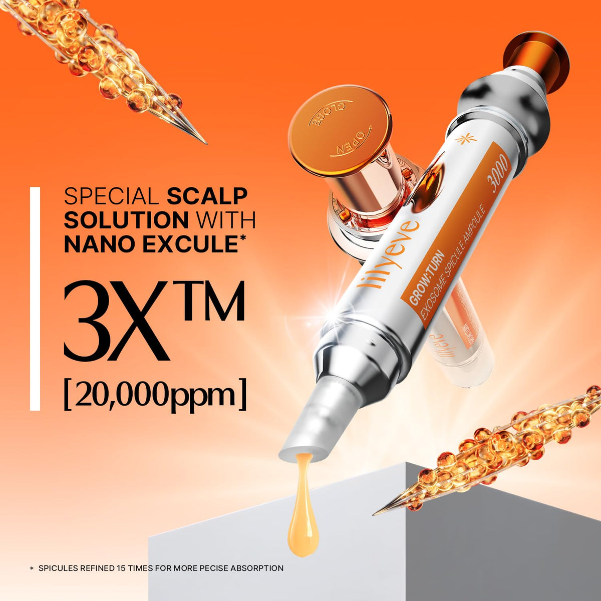 Lilyeve Grow Turn Exosome Spicule Ampoule 3000 - Snipetell