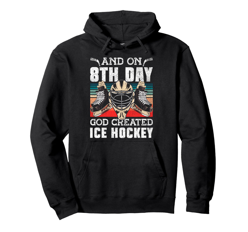 Ice Hockey Goalie Faith God Goalkeeper Hoodie - Aesthetic Graphic Unisex