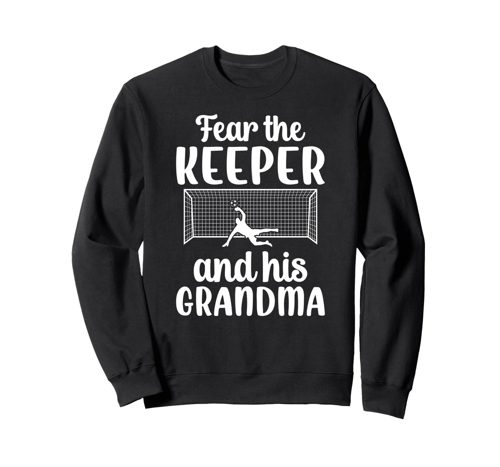 Funny Soccer Keeper Grandma Sweatshirt - Casual Everyday Wear Unisex