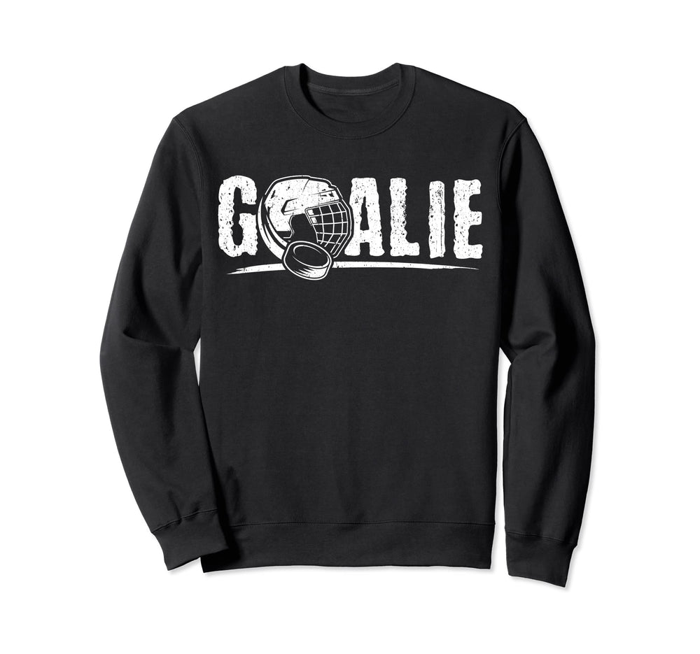 Goalie Goalkeeper Ice Hockey Sport Sweatshirt - Graphic Print for Adults