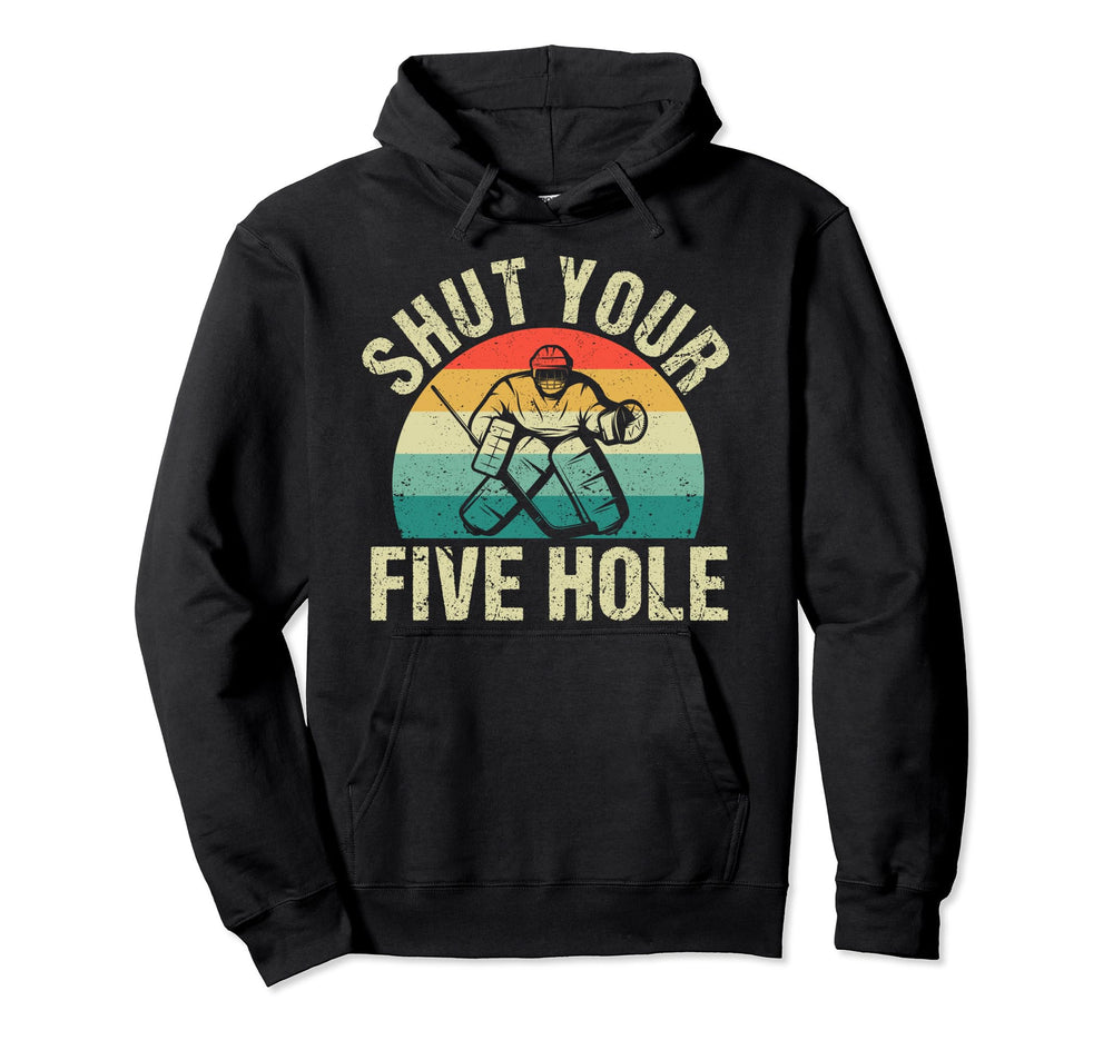 Funny Ice Hockey Goalie Goalkeeper Hoodie - Novelty Apparel for Adults